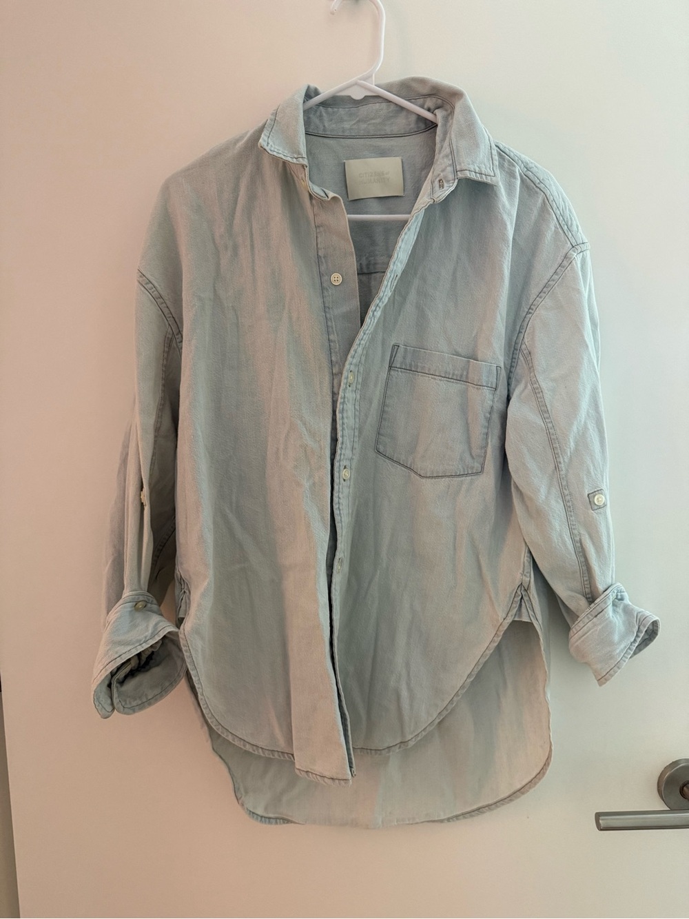 Citizens of humanity Kayla Denim Shirt in XS - Picture 2 of 16